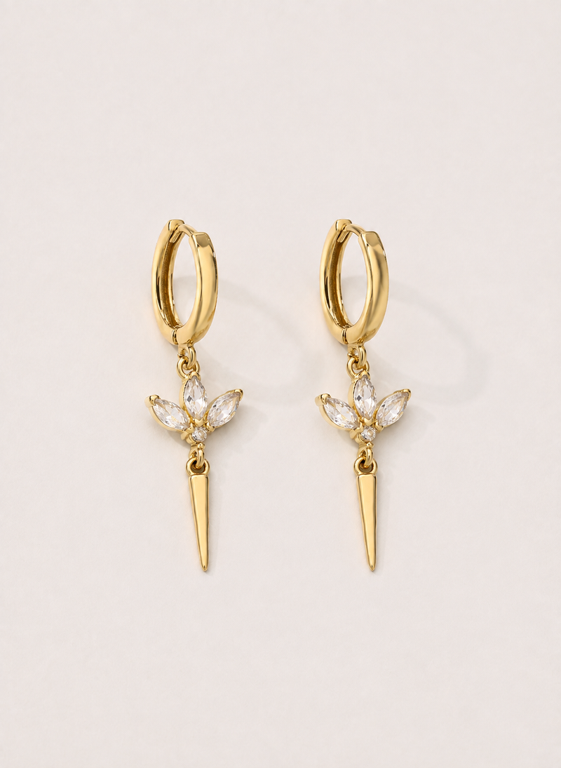 Lumi Earrings in Gold