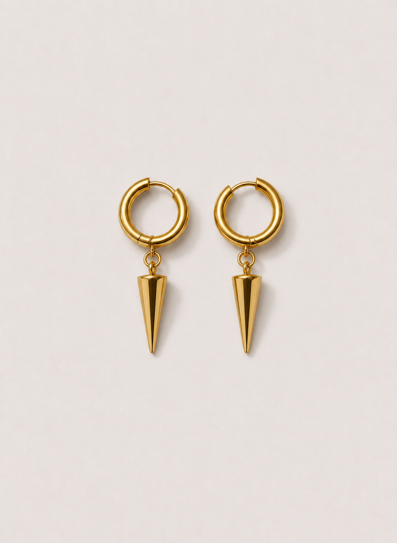 Arc Earrings in Gold