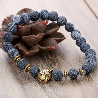 Black Agate Beaded Bracelet