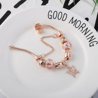 Rose Gold Butterfly Bracelet