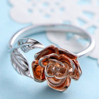Rose Crystal Ring