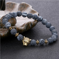 Black Agate Beaded Bracelet