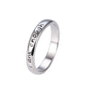 Silver Geometric Band Ring