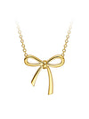 Dainty Bow Chain Necklace