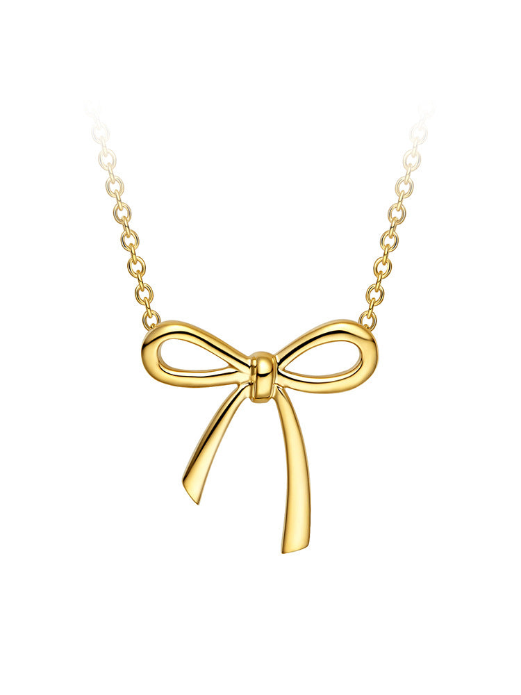 Dainty Bow Chain Necklace