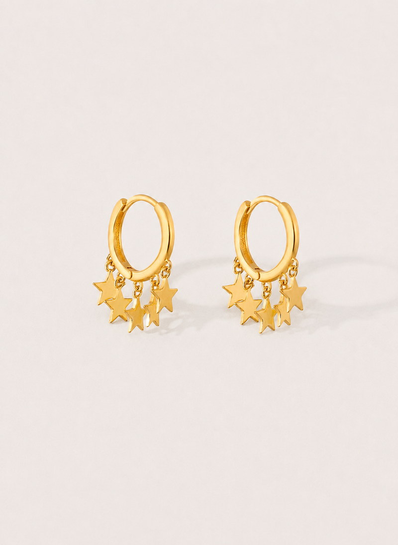 Elin Earrings in Gold