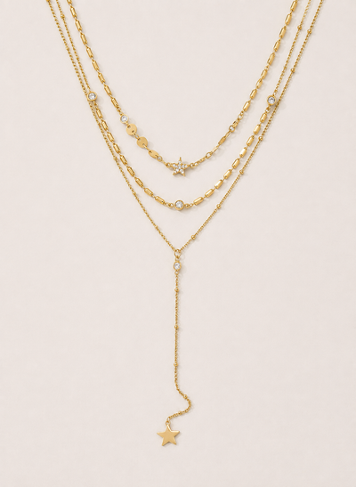 Trine Necklace in Gold