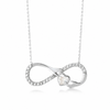 Infinity Heart Pendant Necklace