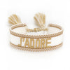 Crystal Woven Friendship Bracelet