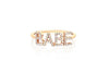 Sparkling Letter Ring