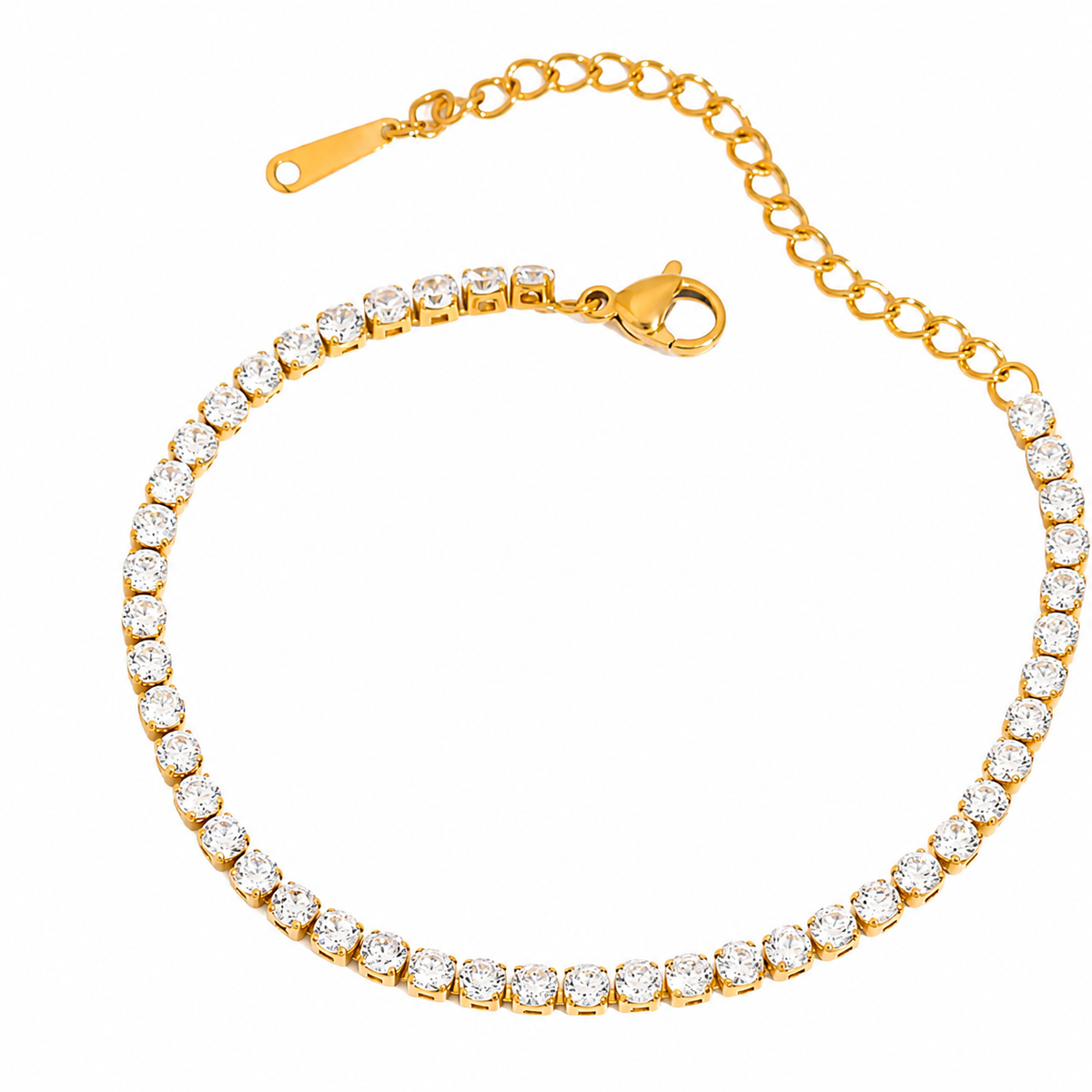 Starry Crystal Tennis Bracelet
