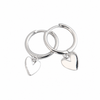 Crystal Heart Stud Earrings