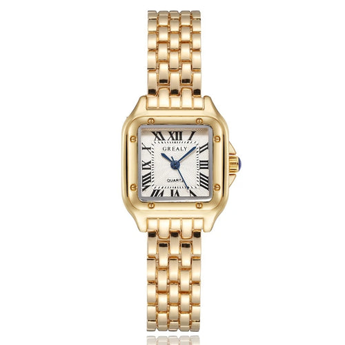 Montre carrée strass acier inoxydable Svea