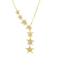 Crystal Stars Pendant Necklace