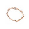 Crystal Heart & Oval Link Bracelet