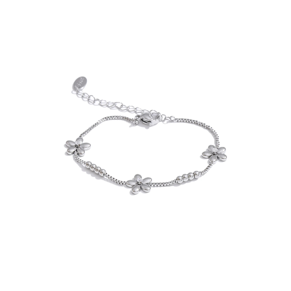 Floral Zirconia Bracelet