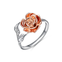 Rose Crystal Ring