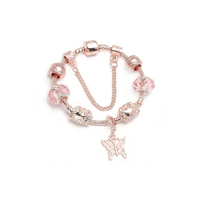 Rose Gold Butterfly Bracelet