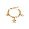 Starfish & Pearl Bracelet