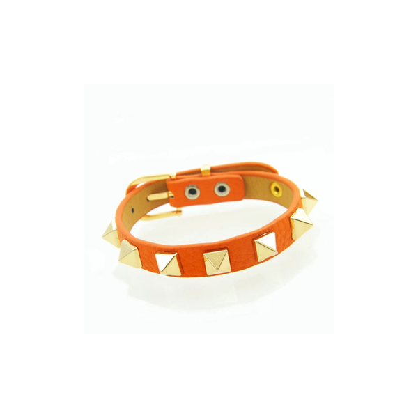 Studded Leather Bracelet